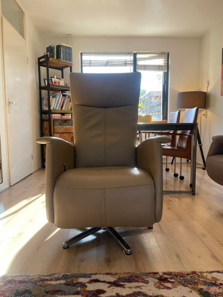 RelaxFauteuil Prominent Toscane ZGAN!!! Nieuwprijs € 2750, Prominent Design Kwaliteit Comfort, Minder dan 75 cm, Leer, Ophalen of Verzenden