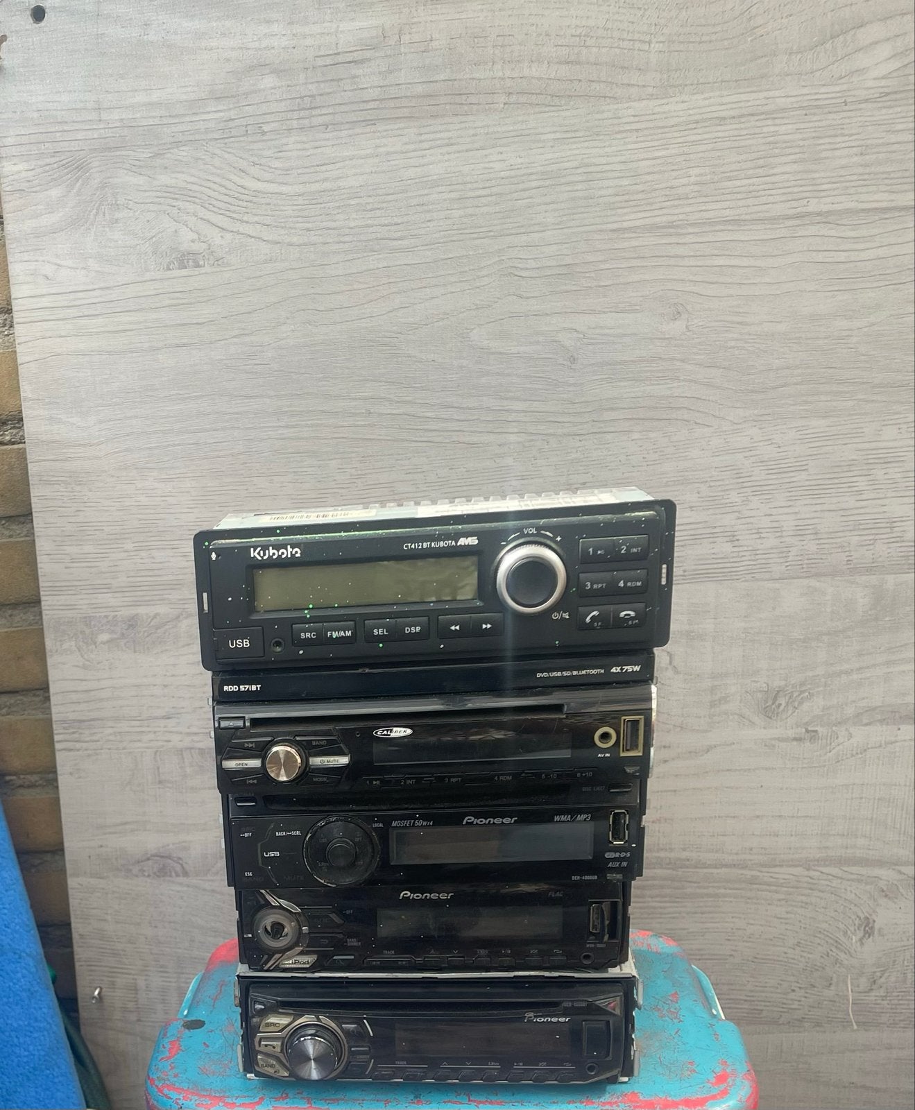 Diverse autoradio's - Kubota, Pioneer en meer, Ophalen, Gebruikt