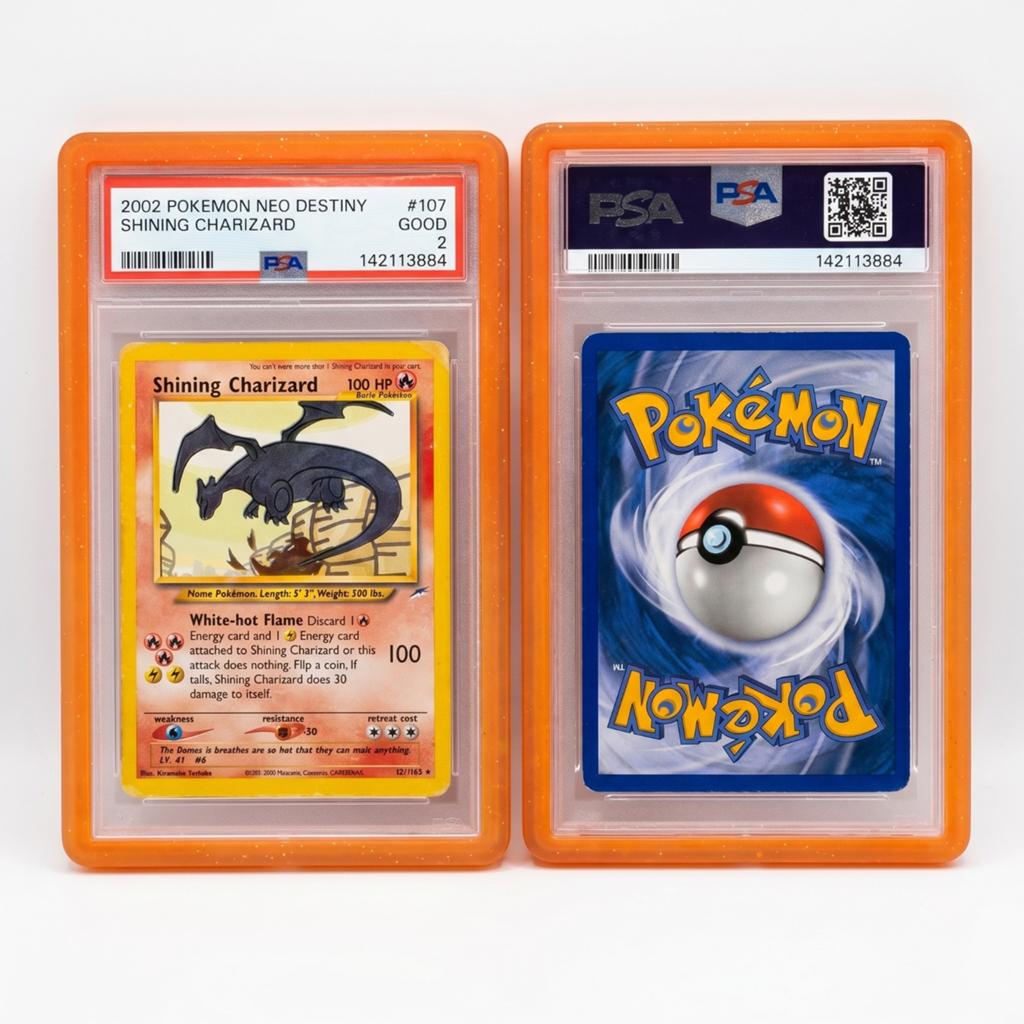 Shining charizard PSA 2, Hobby en Vrije tijd, Verzamelkaartspellen | Pokémon, Ophalen of Verzenden