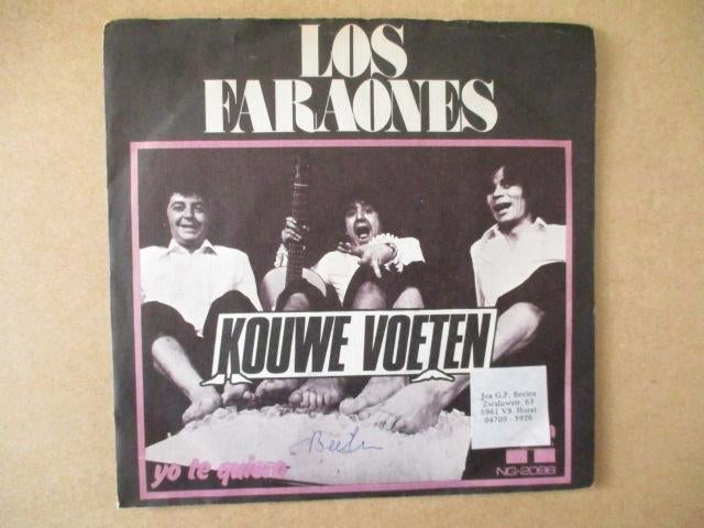 s0390 los faraones - kouwe voeten, Ophalen, Gebruikt, Overige genres, 7 inch