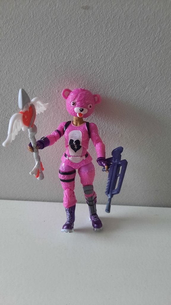 Fortnite figuur roze beer, Ophalen of Verzenden, Gebruikt