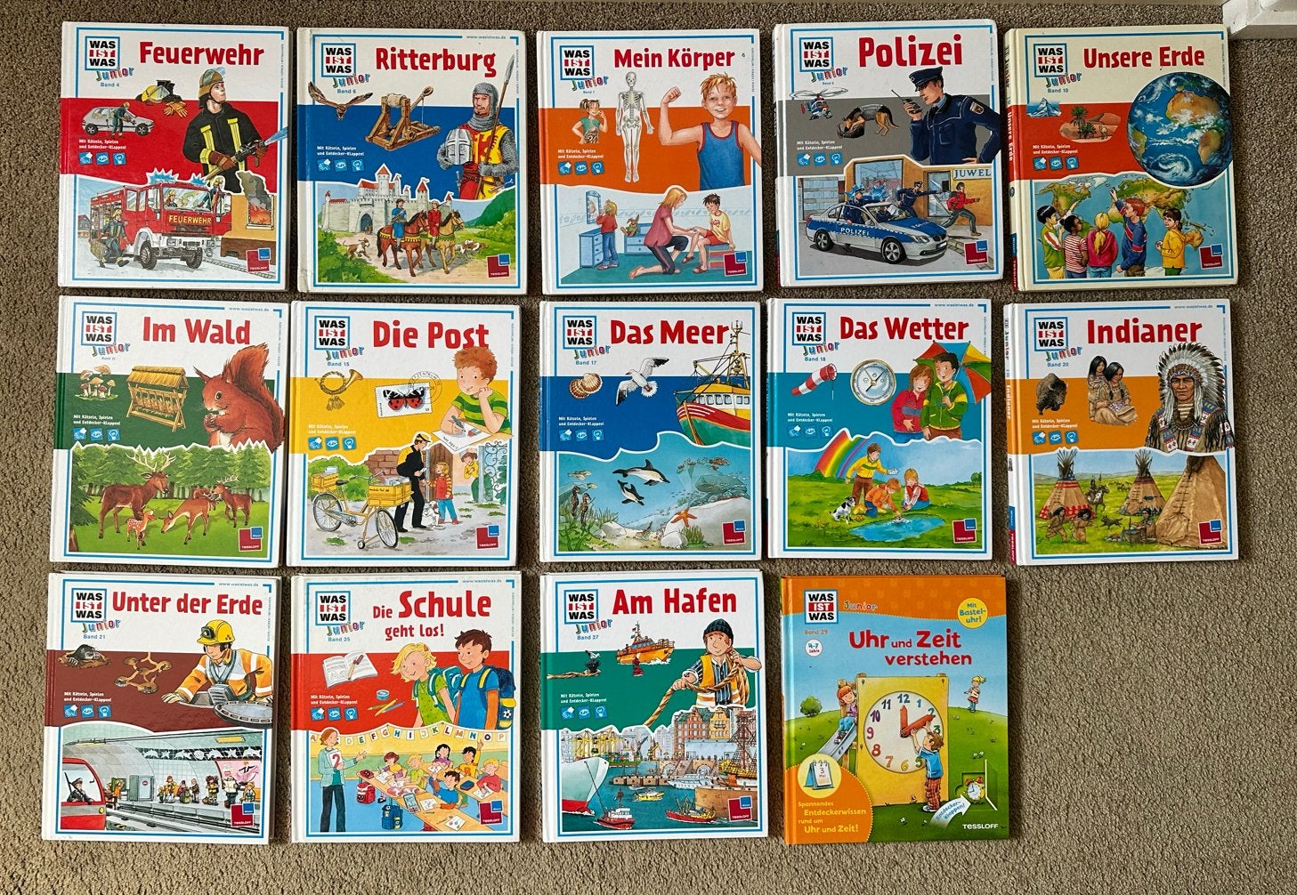 WAS IST WAS Junior Boeken  DUITS- Diverse Educatieve Boeken, Ophalen, Gelezen, Non-fictie