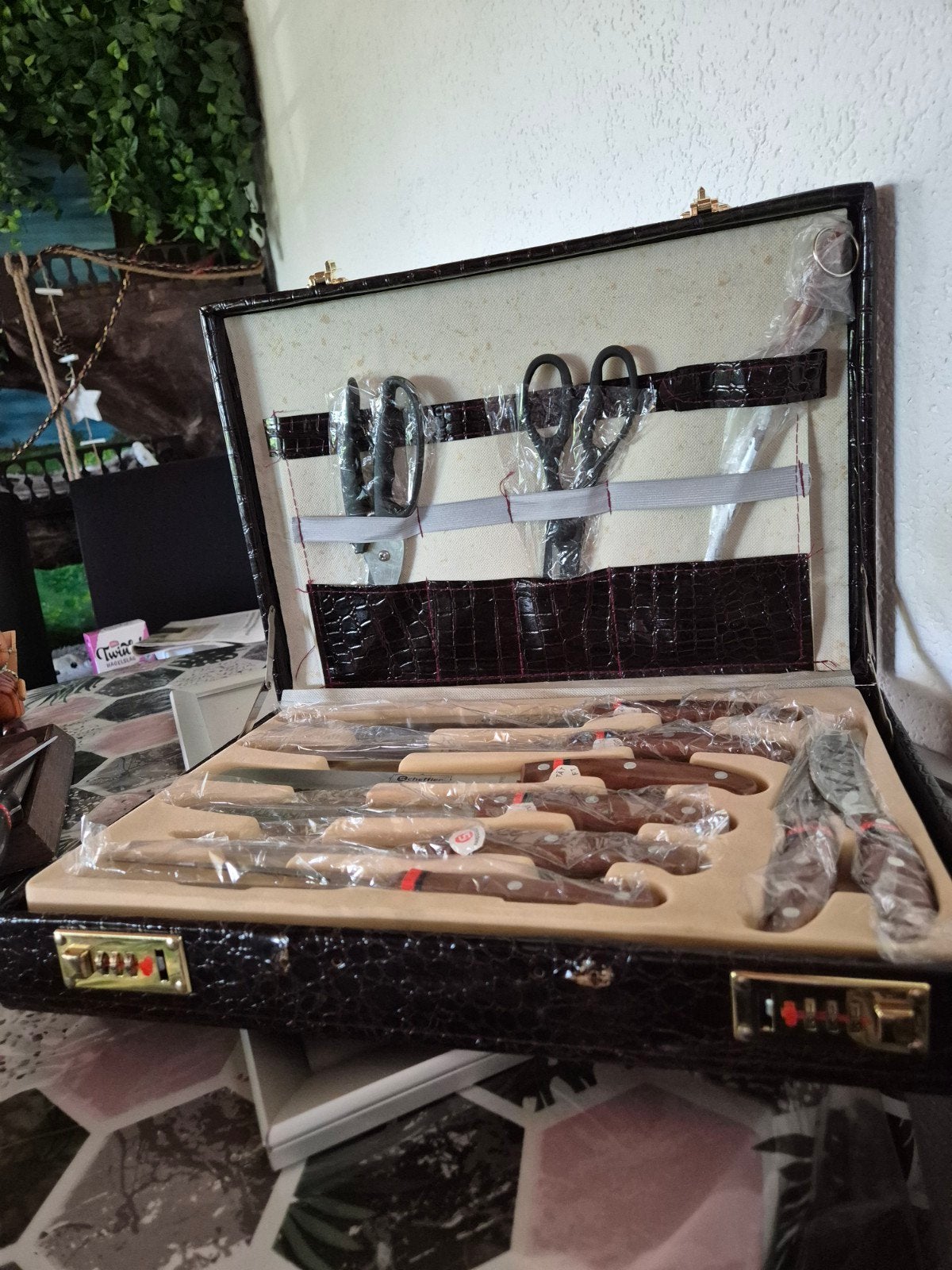 ​Luxe Messenset in Koffer - Nieuw in Plastic (Scheffler), Ophalen of Verzenden, Nieuw