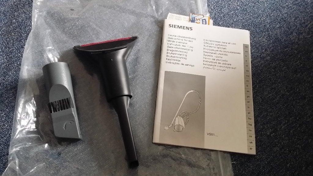 nieuwe opzetstukken voor stofzuiger Siemens, Stofzak, Nieuw, Ophalen of Verzenden, Steelstofzuiger