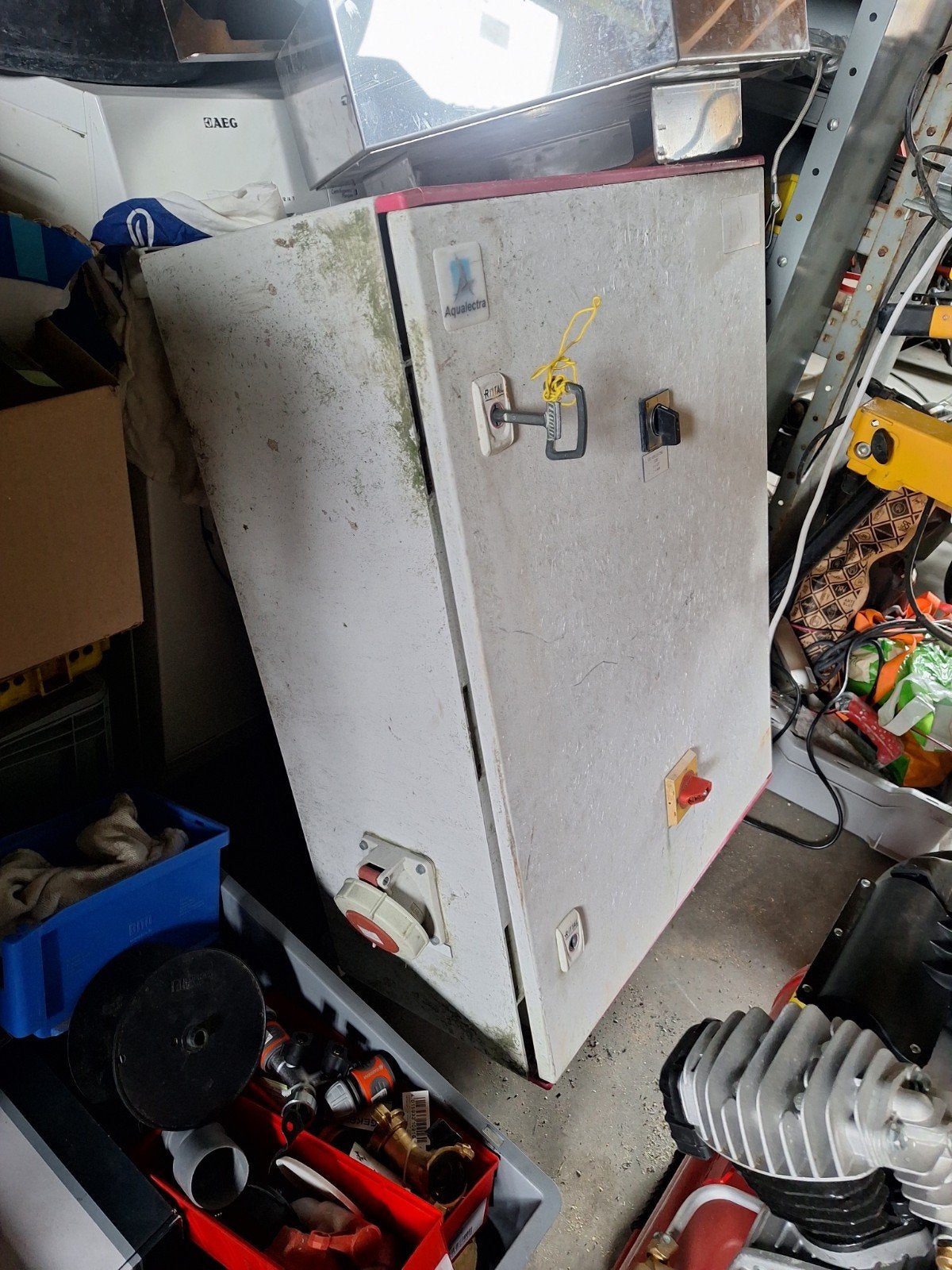 Complete Groepenkast met Hoofdschakelaar en Automaten, Ophalen, Gebruikt, ABB, Groepenkast