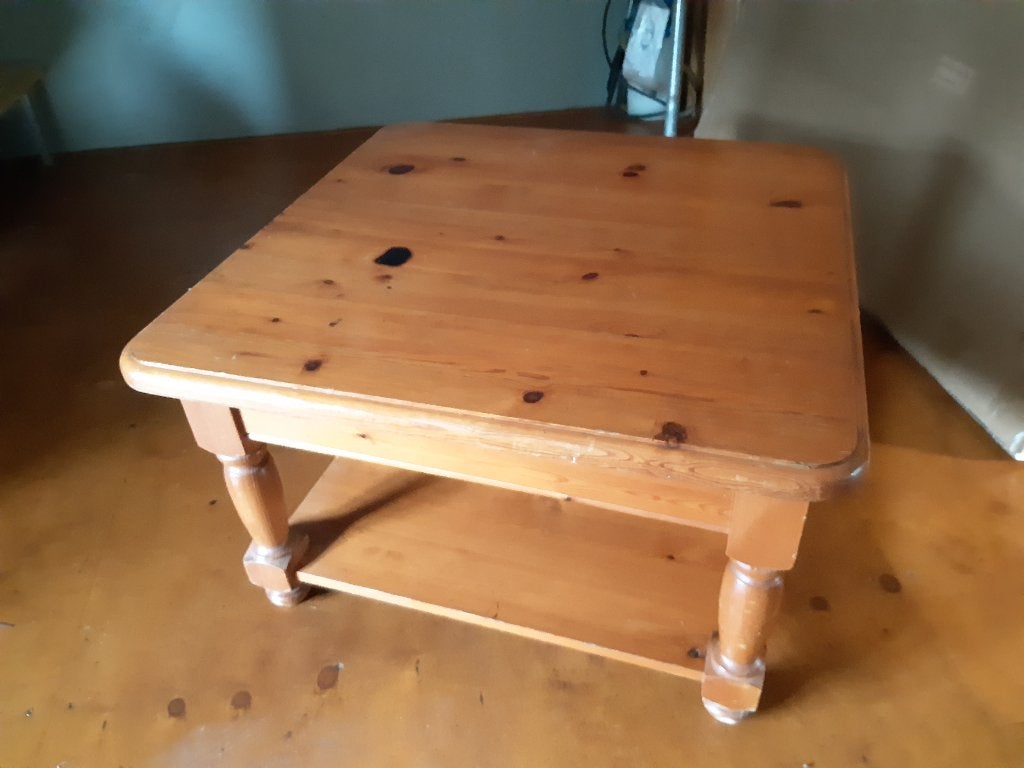 tafel salon, Ophalen, Gebruikt, 50 tot 100 cm, Vierkant