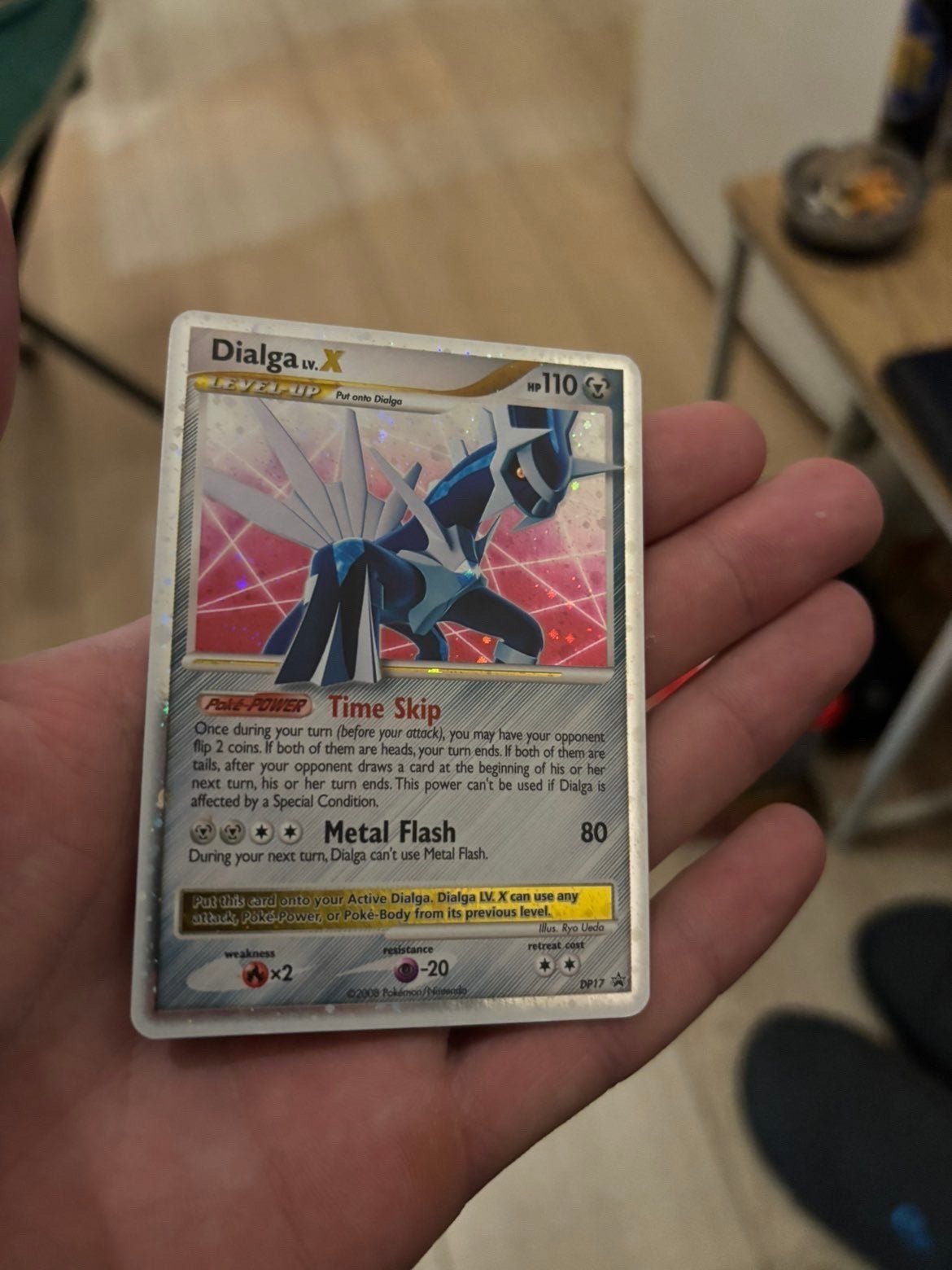 Zeldzame Pokémon kaarten collectie - Dialga LV.X, Charizard, Hobby en Vrije tijd, Ophalen of Verzenden, Zo goed als nieuw, Meerdere kaarten