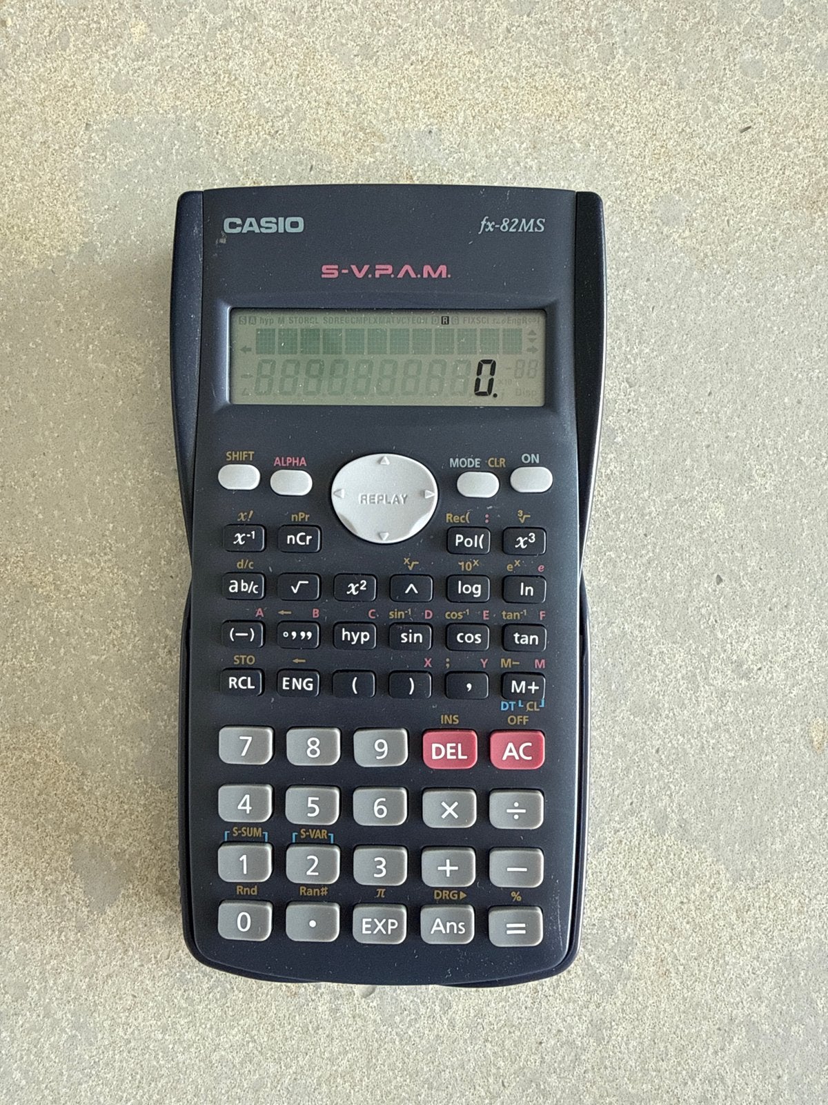 Casio fx-82MS, Ophalen of Verzenden, Gebruikt
