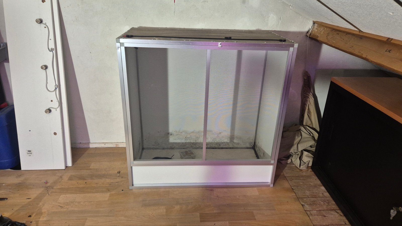 Aluminium terrarium, Dieren en Toebehoren, Reptielen en Amfibieën | Toebehoren, Ophalen