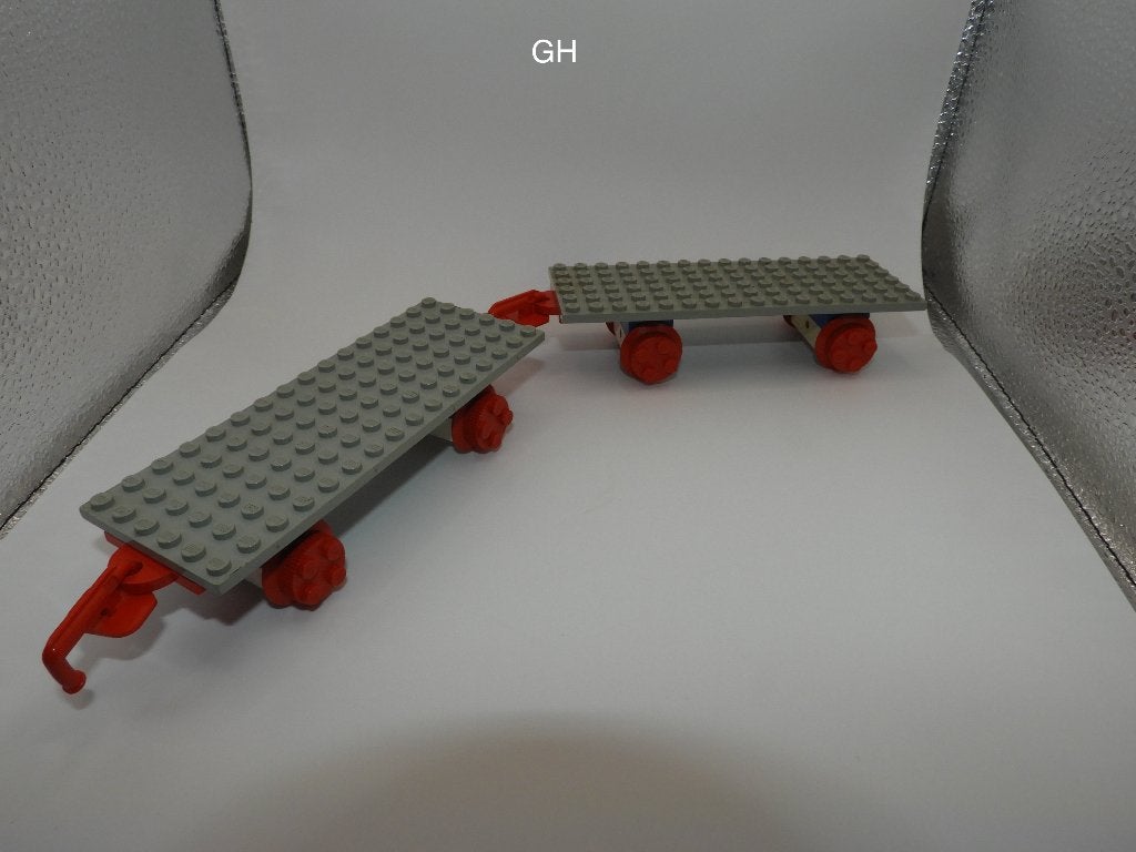 Lego 152-1 Vintage Two Train Wagons, Gebruikt, Overige thema's, Lego, Ophalen of Verzenden