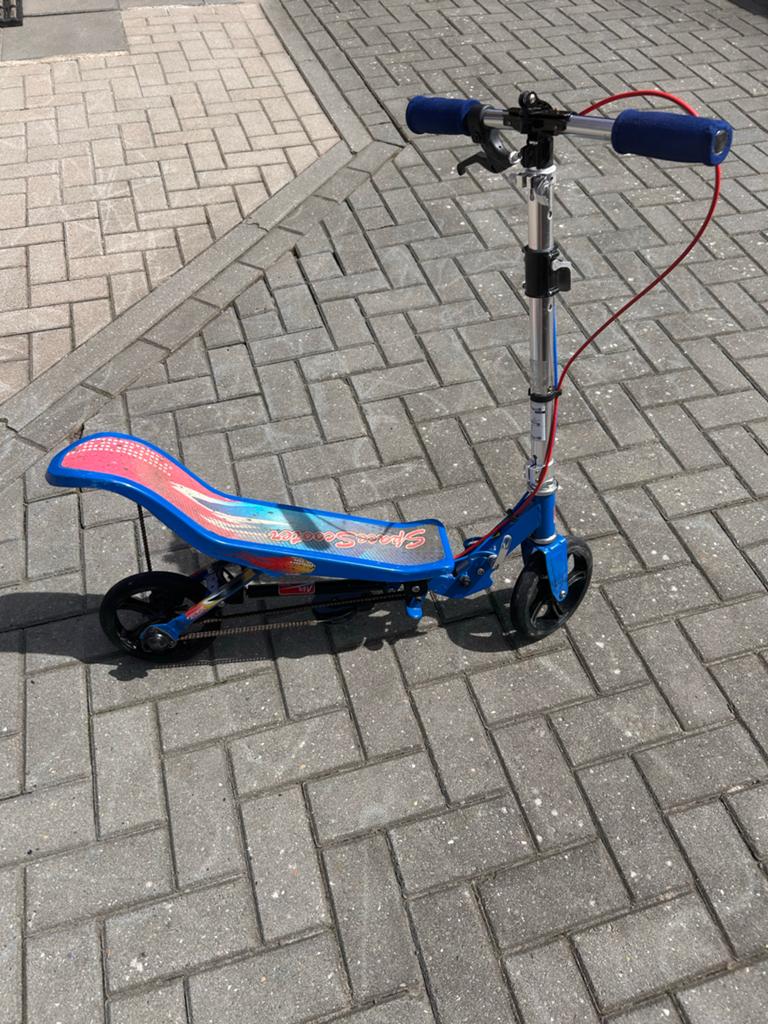 Space Scooter blauw - Goed functionerende step, Ophalen, Gebruikt, Gewone step