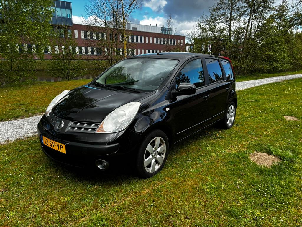 Nissan Note 1.4 16V 2006 Zwart, Voorwielaandrijving, Stof, Zwart, 4 cilinders