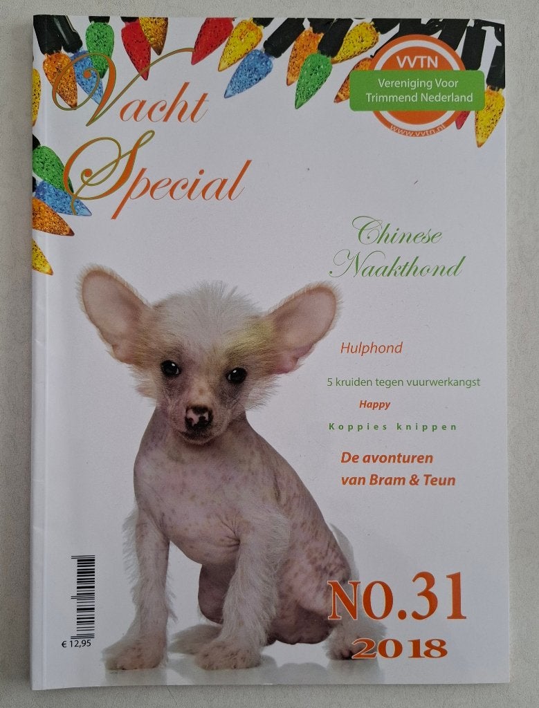 VACHT SPECIAAL 2018 nr 31 Chinese Naakthond NIEUW vakblad, Ophalen of Verzenden, Nieuw, Honden