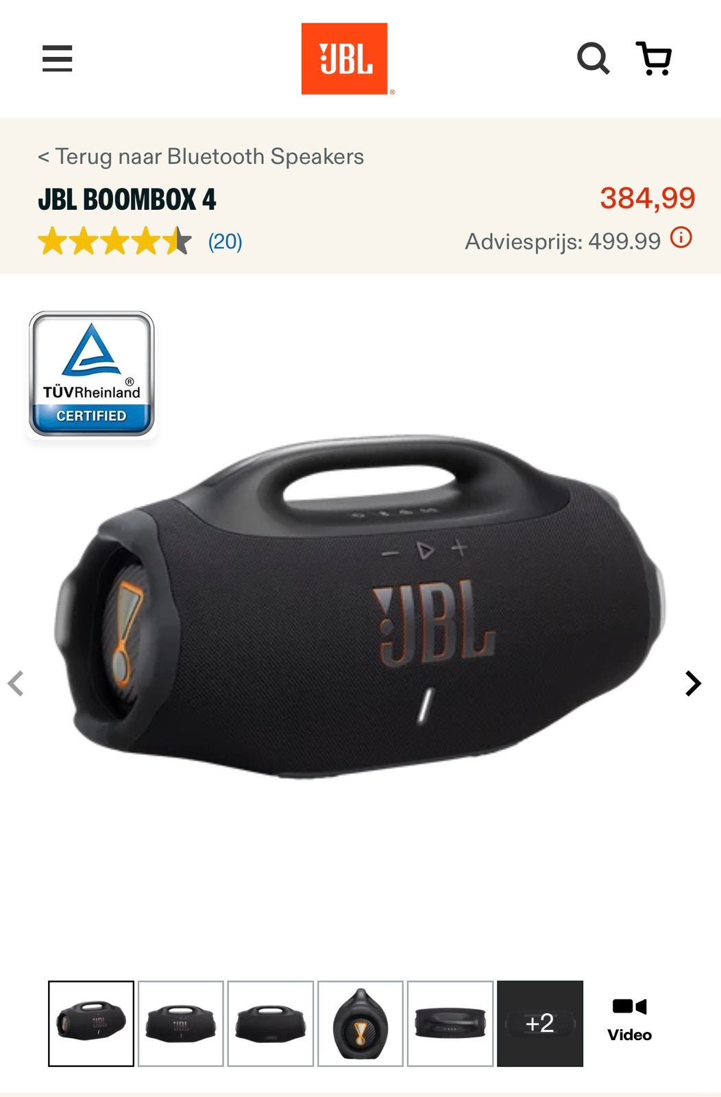 JBL Boombox 4 Bluetooth Speaker - Krachtig Geluid, Audio, Tv en Foto, Luidsprekers, Nieuw, Overige typen, 120 watt of meer, JBL