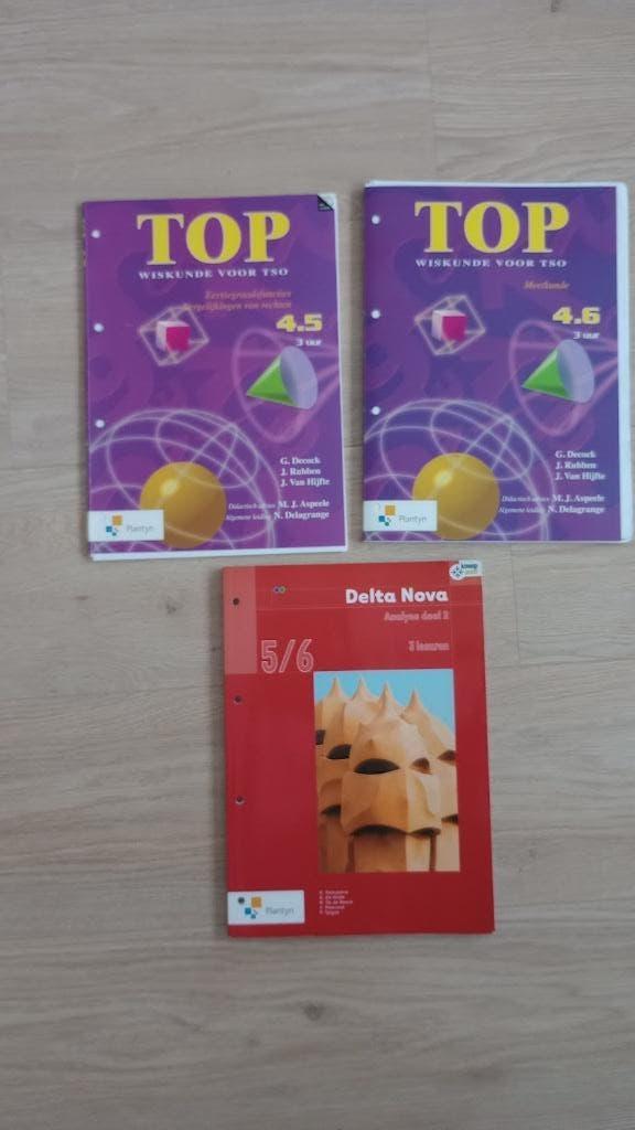3 schoolboeken : Wiskunde, Boeken, Schoolboeken, Gelezen, Wiskunde A, Overige niveaus, Ophalen