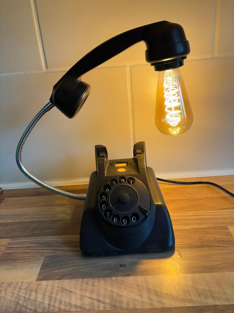 vintage telefoon, Ophalen of Verzenden, Gebruikt, Met draaischijf
