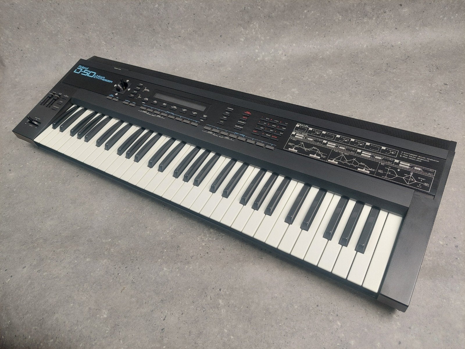 👉  Roland D-50, classic LA-Synth. Mooi / Goed.🔹️1987🔹️, Muziek en Instrumenten, Synthesizers, Roland, Ophalen of Verzenden