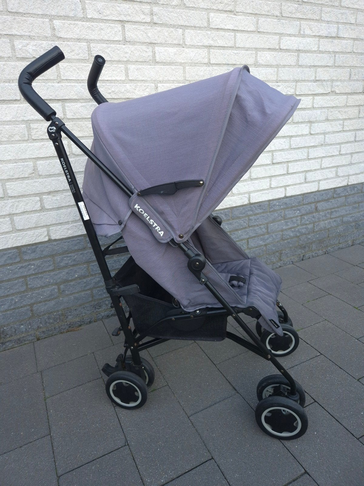 GRATIS: Koelstra Simba Original Edition Buggy - Grijs, Kinderen en Baby's, Buggy's, Gebruikt, Koelstra, Verstelbare rugleuning