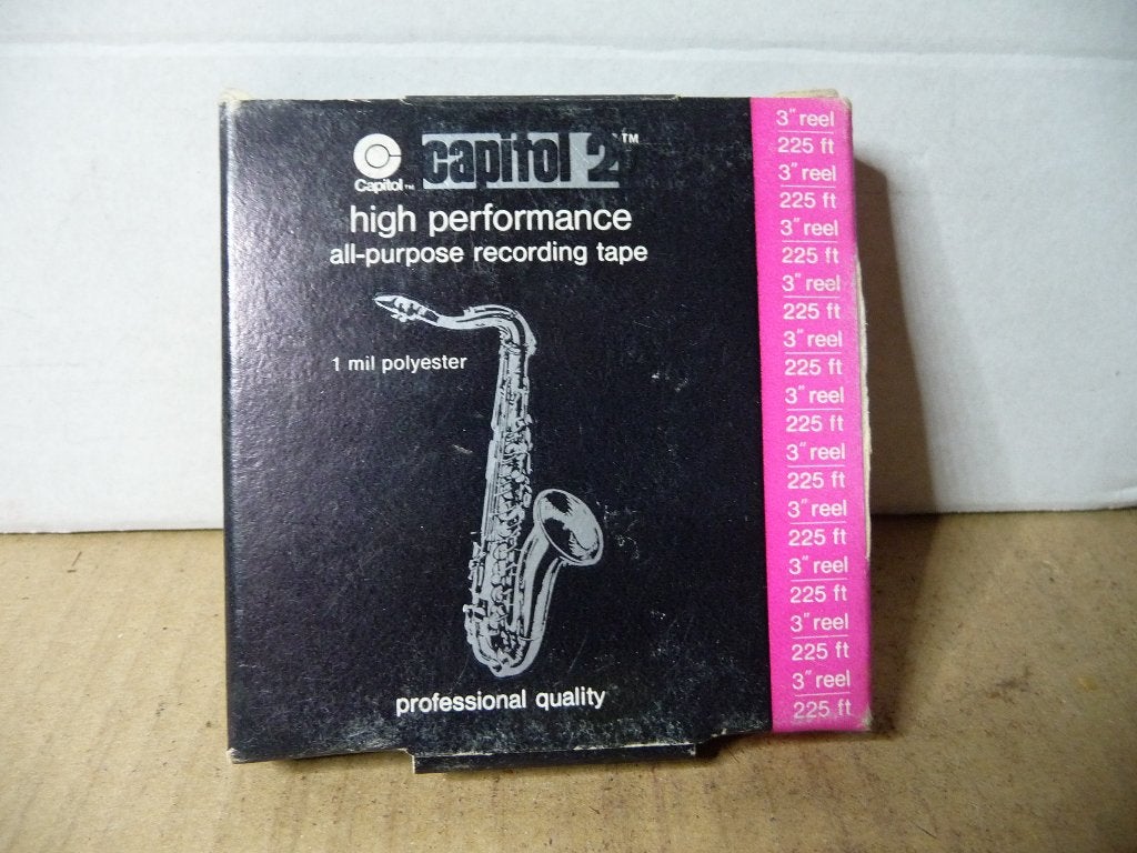 Capitol bandrecorder banden. High performance.  dia 7,5 cm, Ophalen of Verzenden, Onderdeel