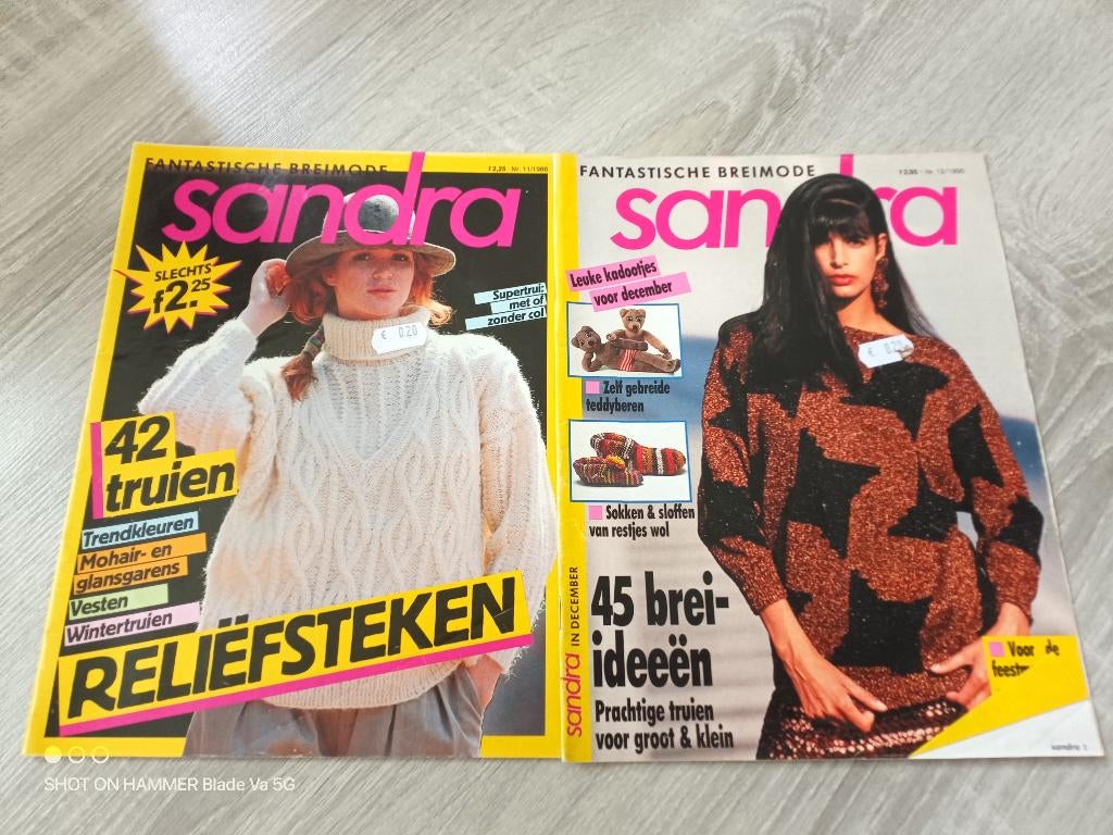 Sandra, Ophalen of Verzenden, Zo goed als nieuw, Breien of Haken, Patroon of Boek