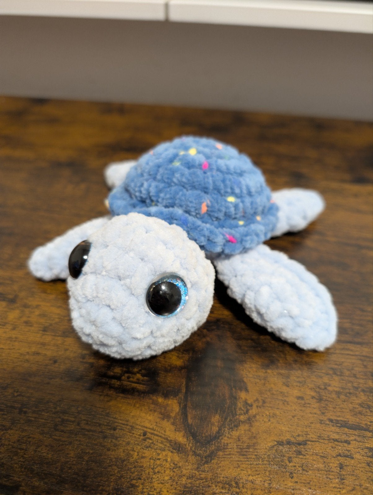 Handgemaakte Schildpad Knuffel - 15cm, Ophalen of Verzenden