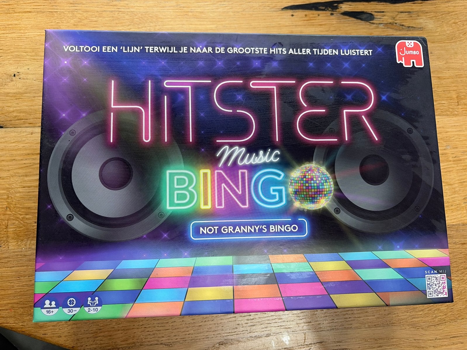 Hitster Music Bingo - Het ultieme muziekbingo spel!, Vijf spelers of meer, Ophalen of Verzenden, Zo goed als nieuw