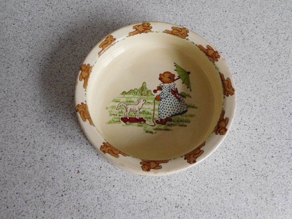 Schaal Teddy Nursery SylvaC Ceramics Made in England, Ophalen of Verzenden