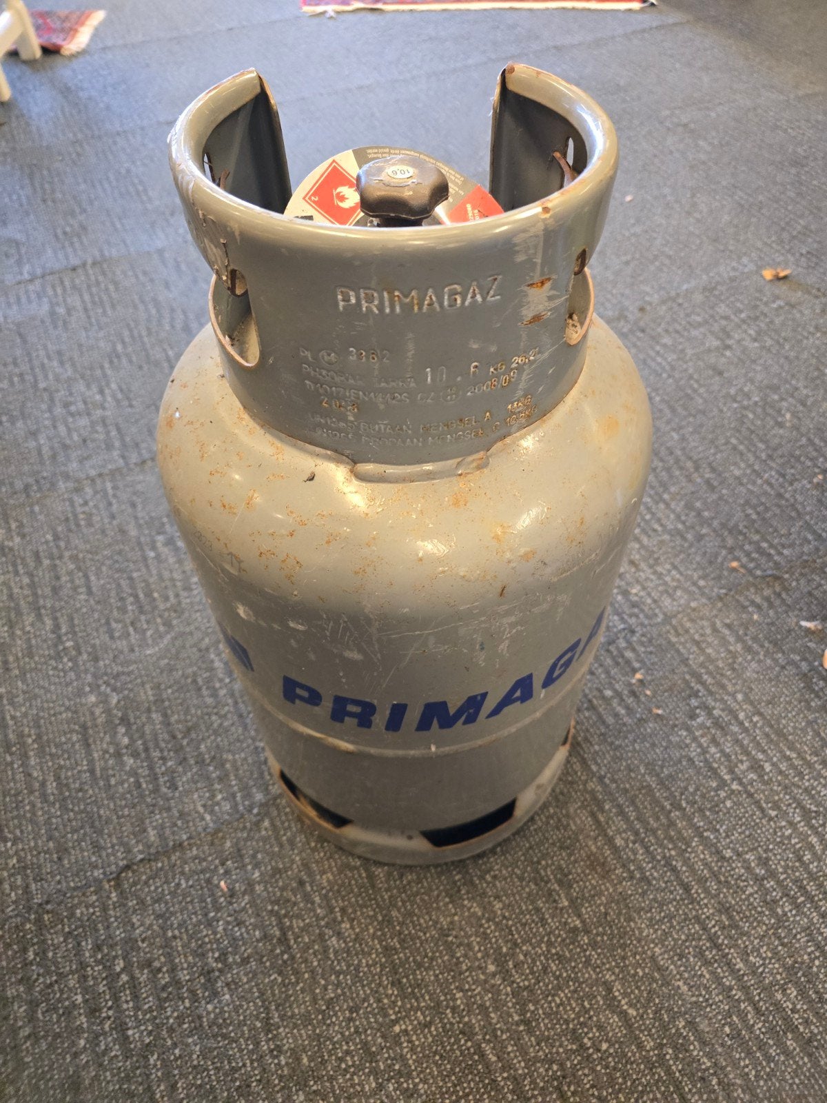 primagaz gasfles ruim half gevulde camping gasfles caravan, Ophalen, Gebruikt, Nvt, Nvt