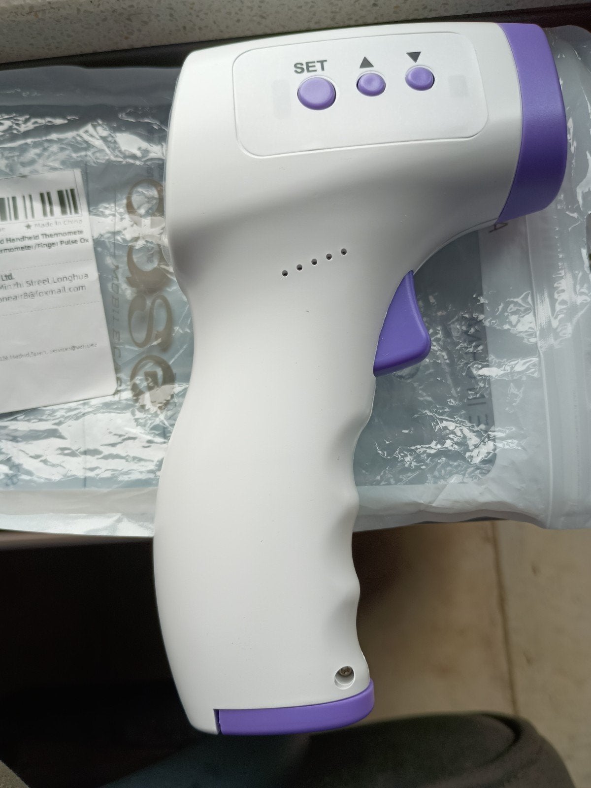 Nieuwe Infrarood Thermometer - Contactloos en Snel, Huis en Inrichting, Woonaccessoires | Thermometers, Kunststof, Infraroodthermometer