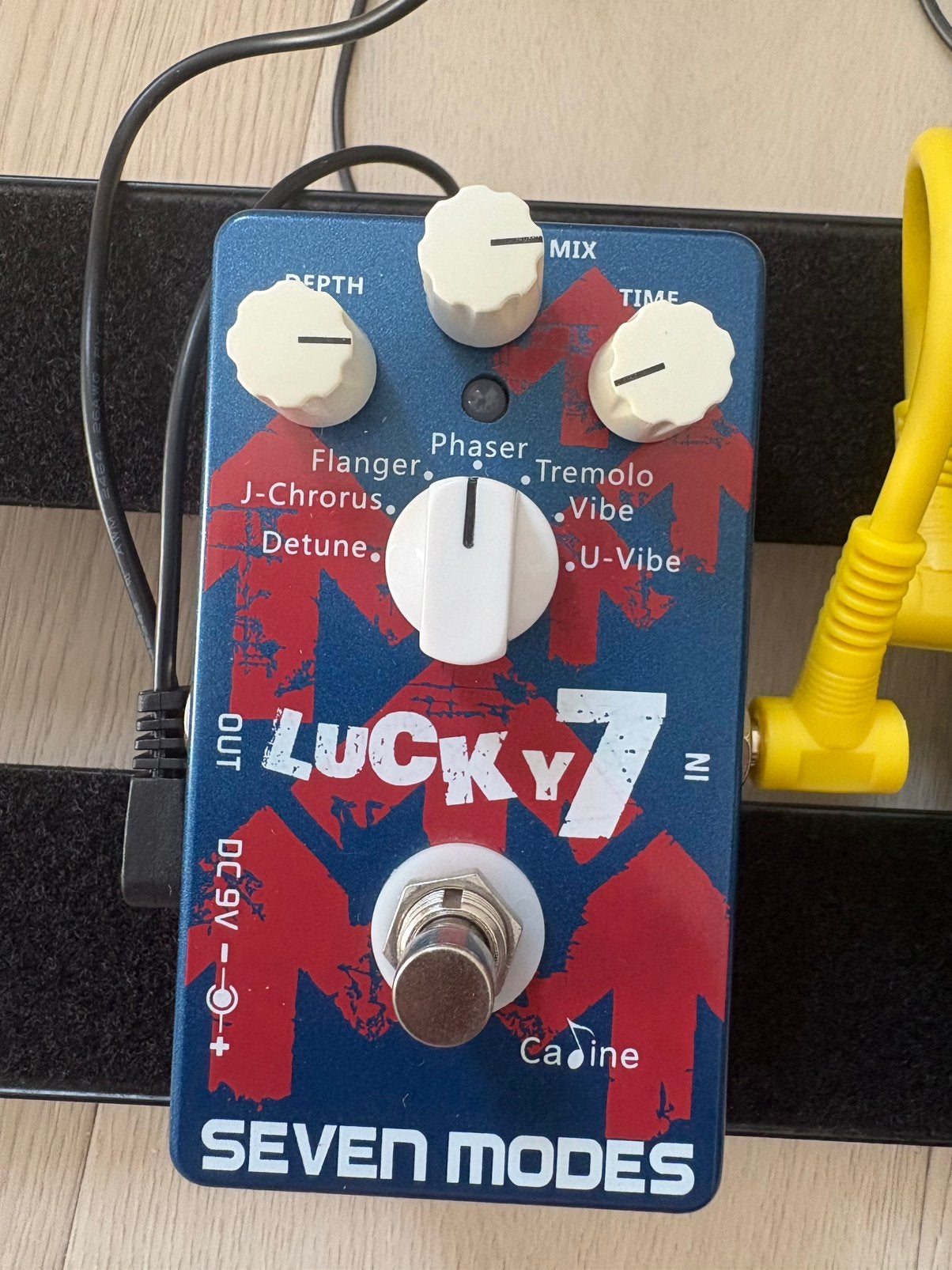 Caline Lucky 7 cp-38 multi effect, Muziek en Instrumenten, Ophalen of Verzenden, Zo goed als nieuw, Multi-effect