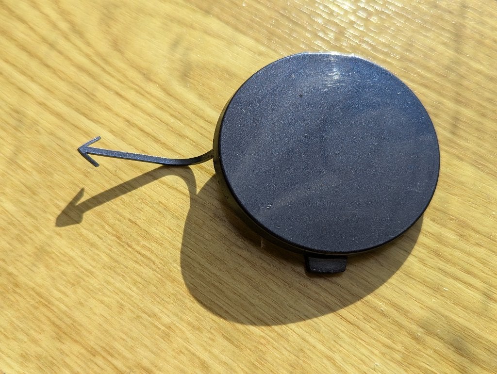Sleepoog afdekkap kapje Mitsubishi Grandis voorbumper, Auto-onderdelen, Ophalen, Gebruikt, Mitsubishi, Bumper
