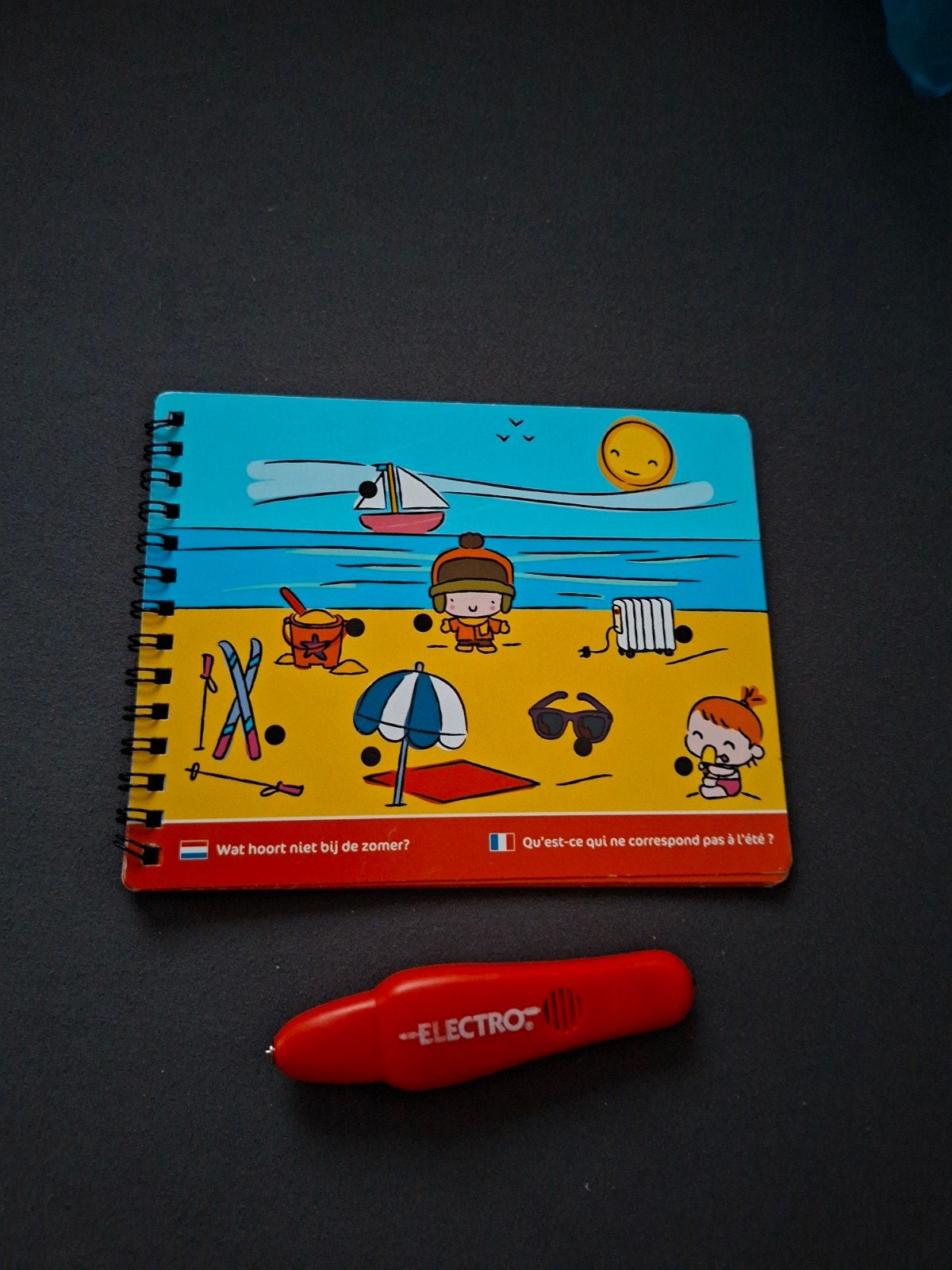 Jumbo Electro 'Wat hoort erbij?' educatief spel, Ophalen of Verzenden, Zo goed als nieuw, Ontdekken, Met licht