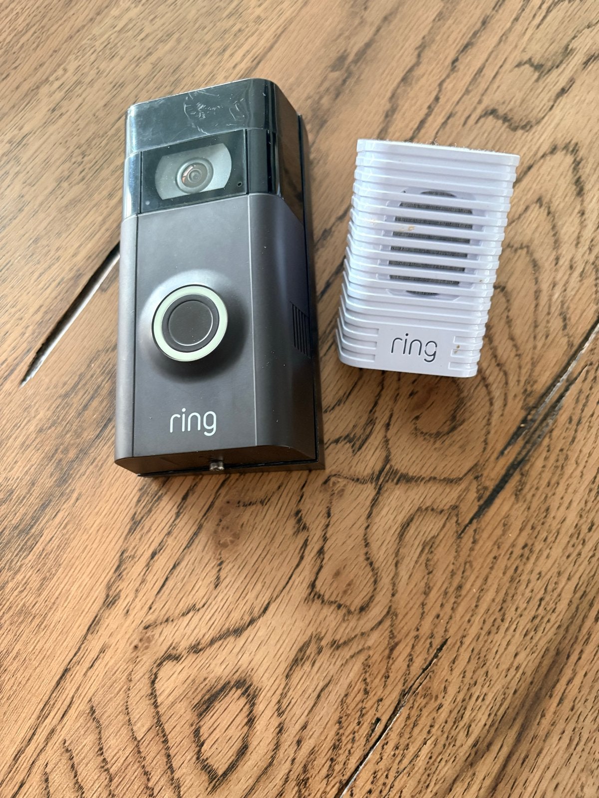 Ring Video Deurbel met Chime en Extra Batterij, Huis en Inrichting, Ophalen of Verzenden, Gebruikt