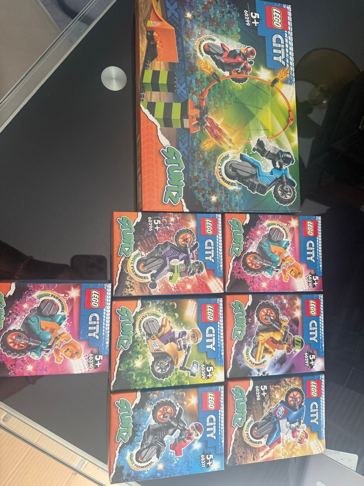 LEGO City Stuntz set met 7 motoren en stuntarena, Ophalen of Verzenden, Nieuw, Overige merken