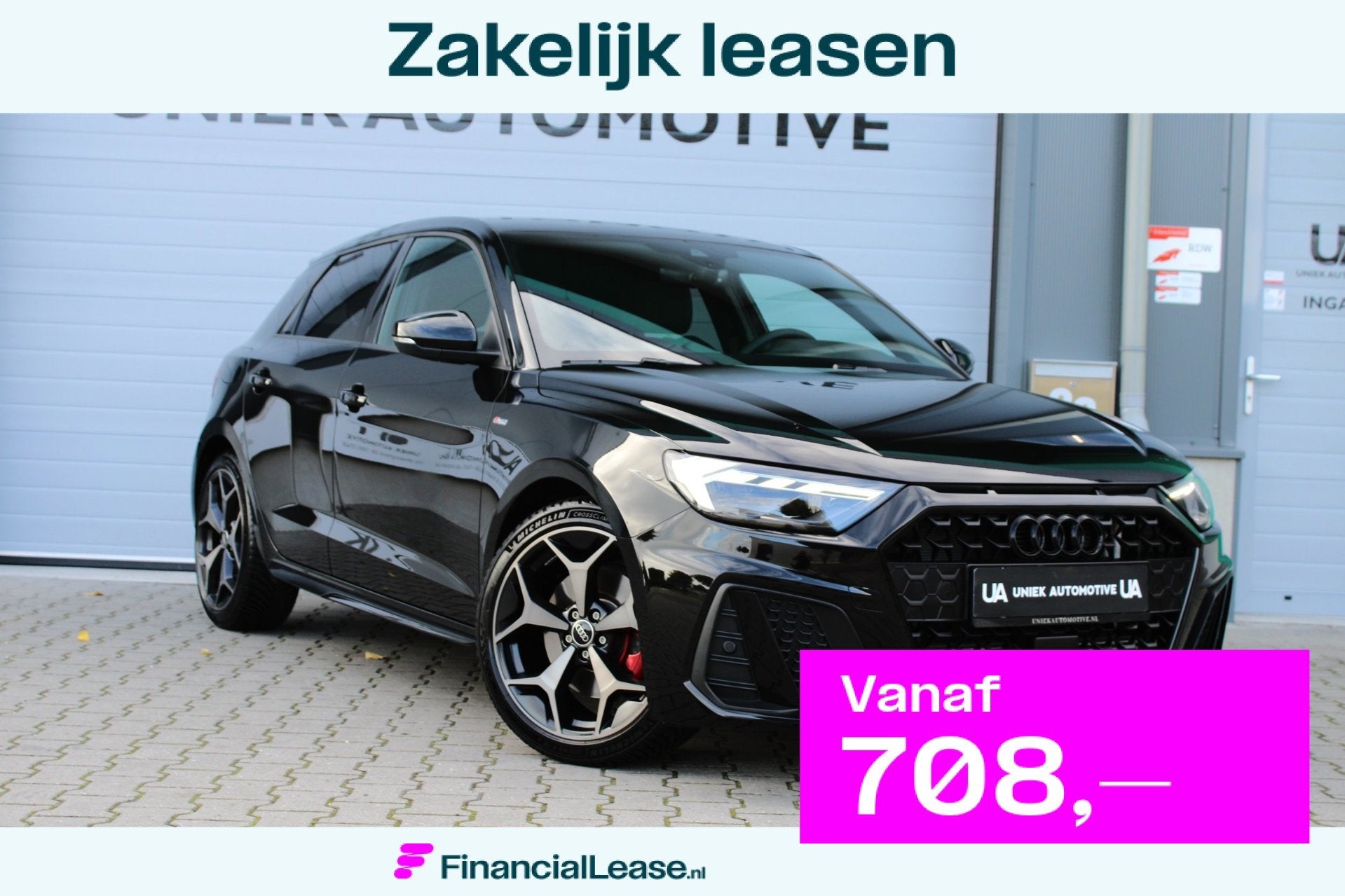 Audi A1 Sportback 40 TFSI COMPETITION | S LINE | SONOS | CAM, 1998 cc, Zwart, 4 cilinders, Zwart