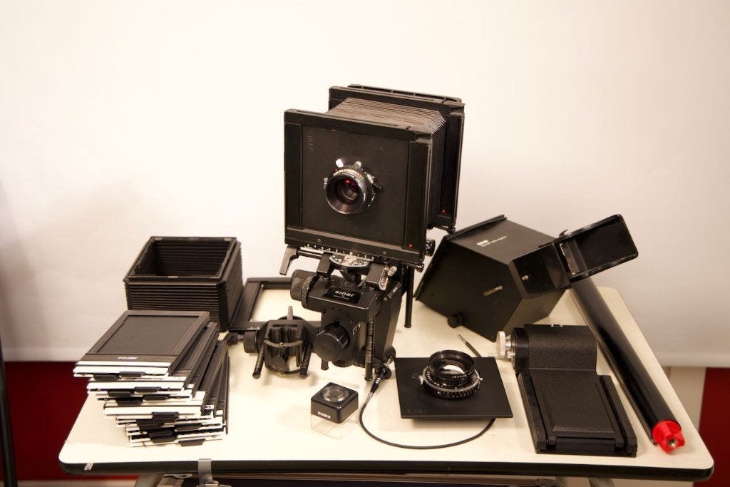 Sinar F2 4x5" Technische Camera uitrusting, Ophalen, Zo goed als nieuw, Spiegelreflex, Overige Merken