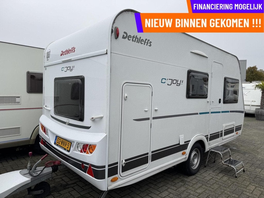 Dethleffs C'JOY 410 LK STAPELBED + MOVER + LUIFEL +FIETSEND, Caravans en Kamperen, Caravans, Bedrijf, 750 - 1000 kg, Tot en met 4