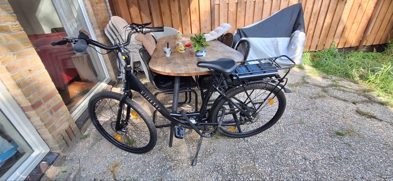 Zwarte Villette E-bike - Zo goed als nieuw, Ophalen, Zo goed als nieuw, Overige merken