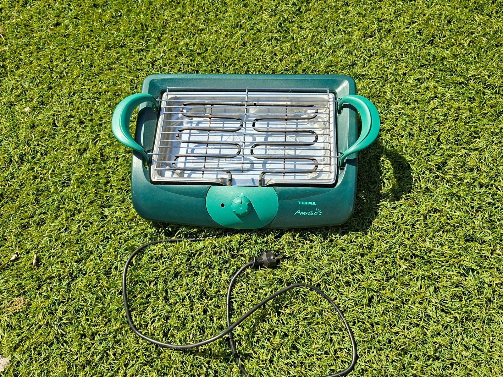 Tefal Amigo elektrische barbecue - Compact en handig, Ophalen of Verzenden, Zo goed als nieuw, Tefal