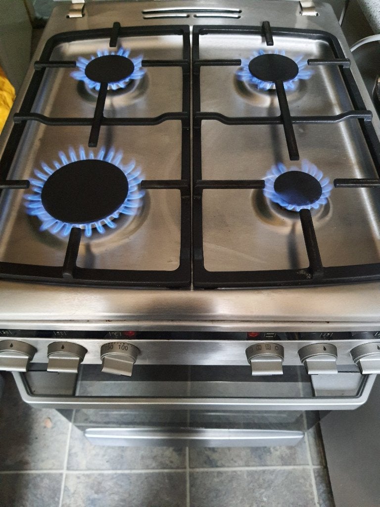 ZGAN Inventum fornuis Elektrisch+ heteluchtoven VFG5020GRVS, Witgoed en Apparatuur, Fornuizen, Ophalen, Minder dan 85 cm, Grill