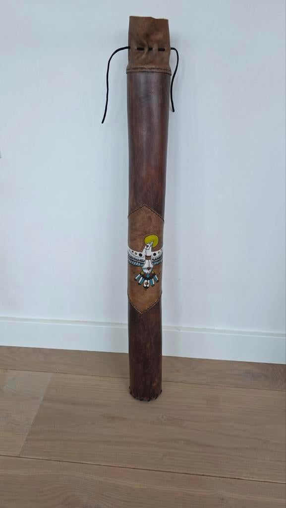 Native american flute case. Leer., Ophalen of Verzenden, Nieuw
