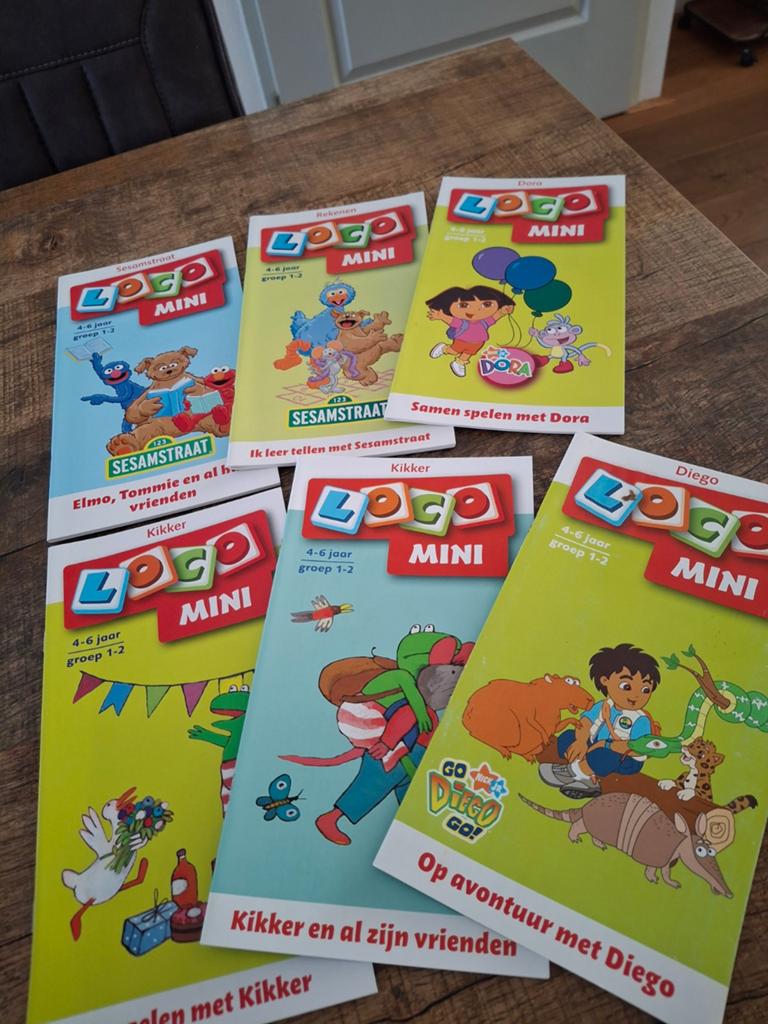 6 nieuwe mini loco boekjes, Kinderen en Baby's, Speelgoed | Educatief en Creatief, Ophalen of Verzenden, Nieuw