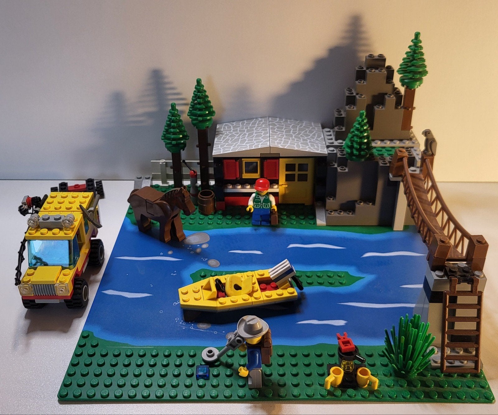 Lego 6552 Rocky River Retreat, Verzenden, Lego, City, Gebruikt