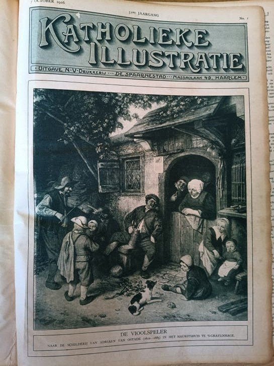 Katholieke Illustratie - Jaargang 1916-1917, Boeken, Tijdschriften en Kranten, Ophalen of Verzenden, Gelezen, Overige typen