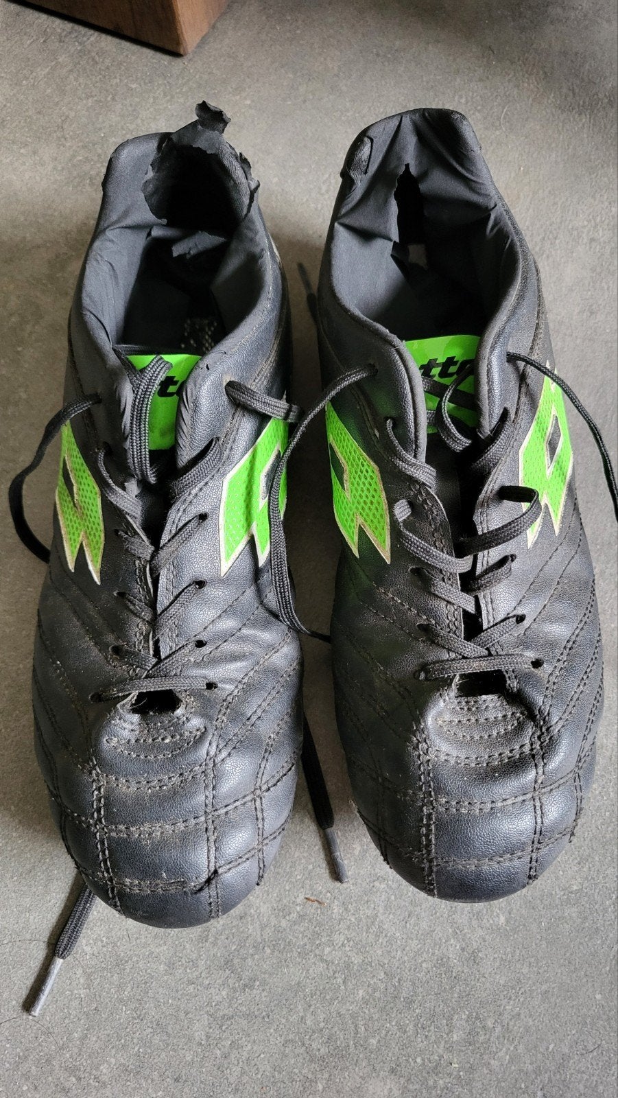 Lotto Stadio leren voetbalschoenen - Maat 38, Ophalen of Verzenden, Gebruikt, Schoenen