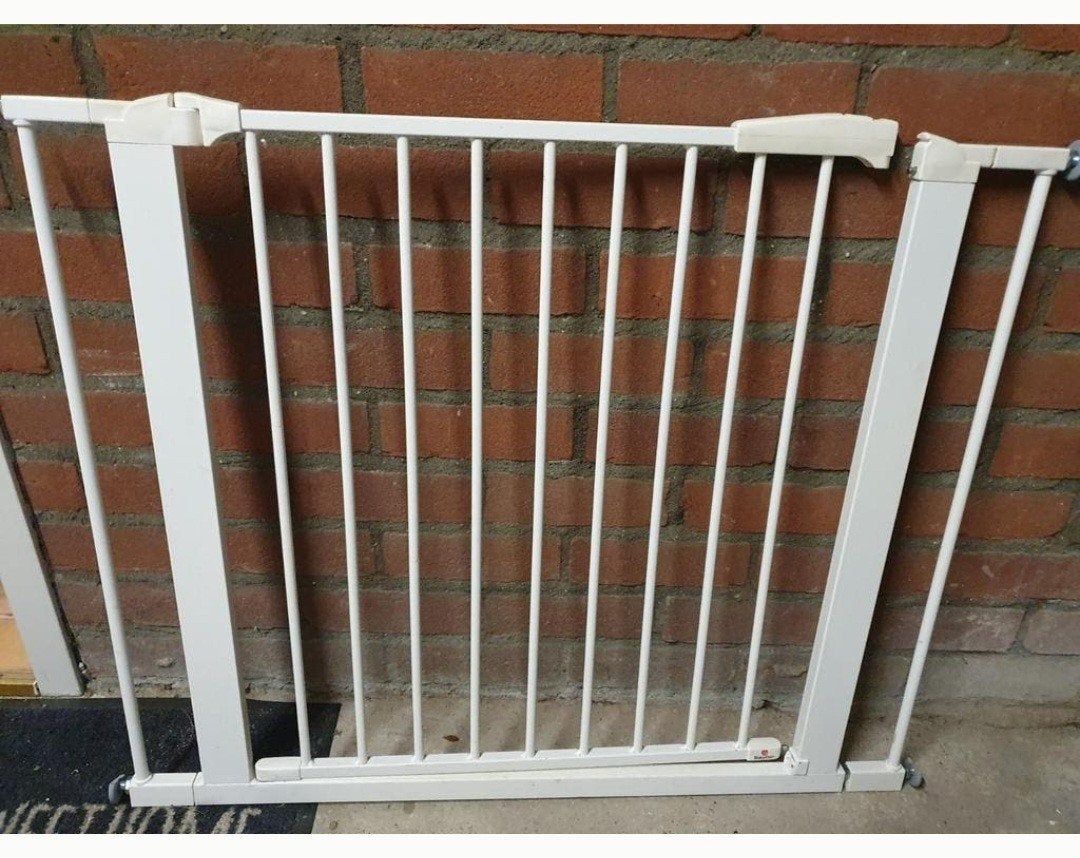 babydan traphekje wit perfectclose, Ophalen, Gebruikt, Klemhekje, Metaal of IJzer