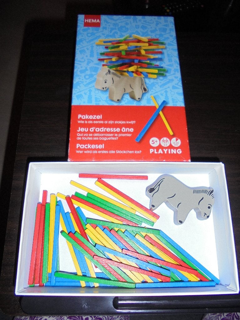 Spel pakezel stapelen(zonder doos), Ophalen of Verzenden, Zo goed als nieuw