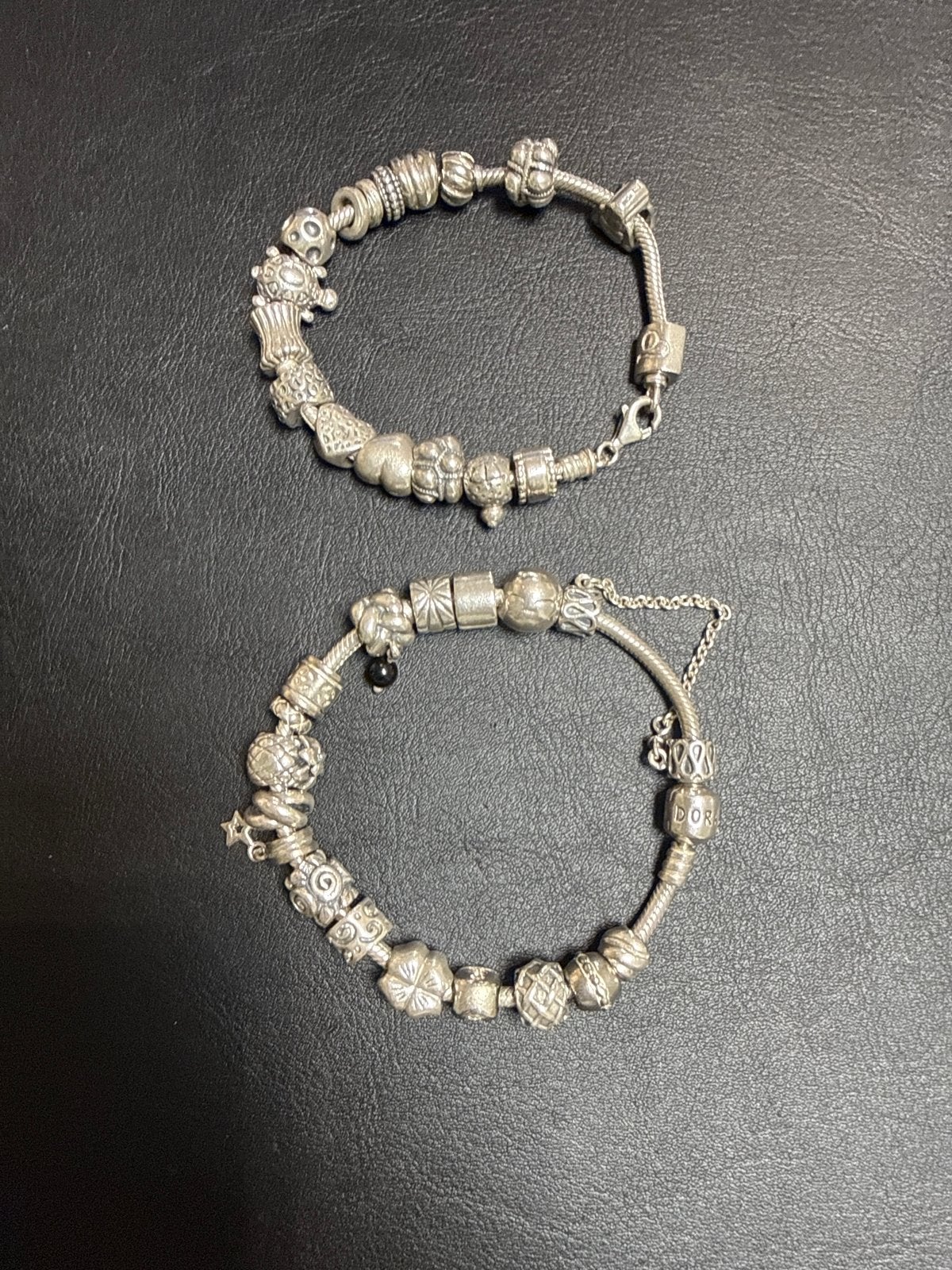 2x Volle Pandora Armbanden, Ophalen of Verzenden, Gebruikt, Zilver, Met bedels of kralen