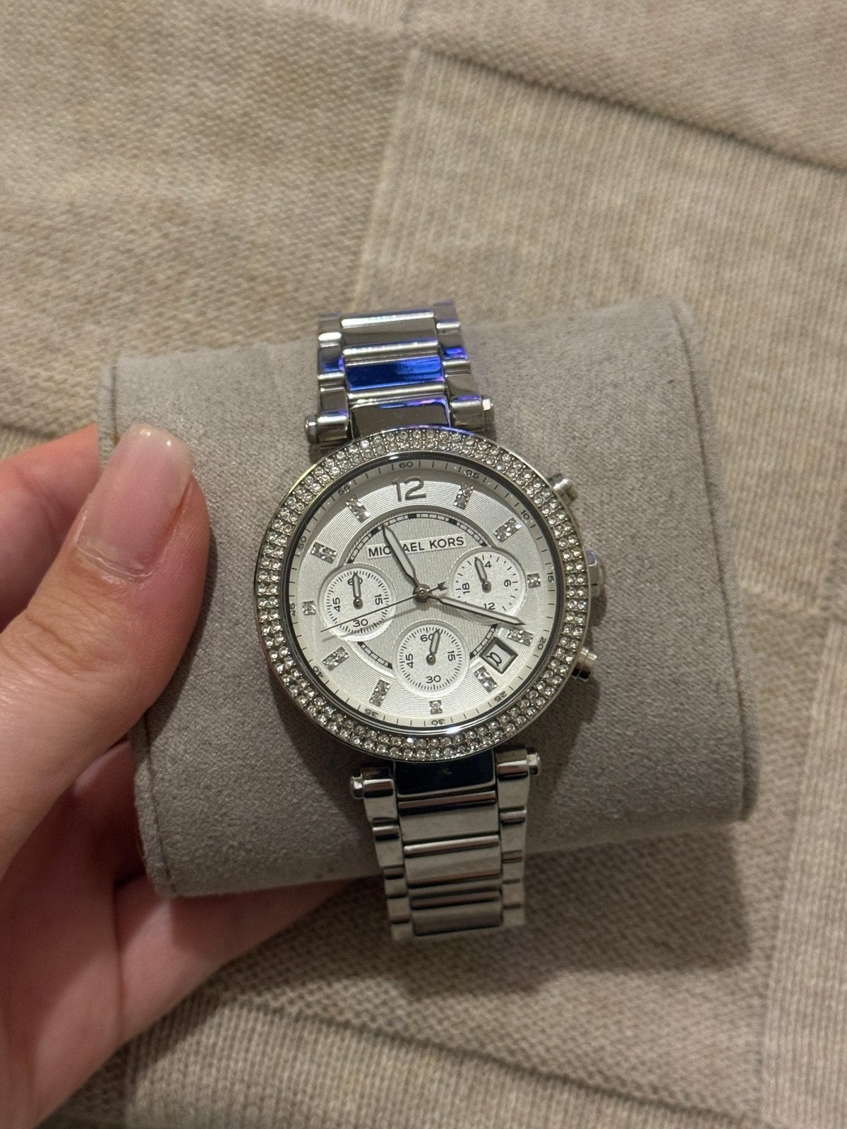 Michael Kors horloge, Overige merken, Staal, Gebruikt, Polshorloge