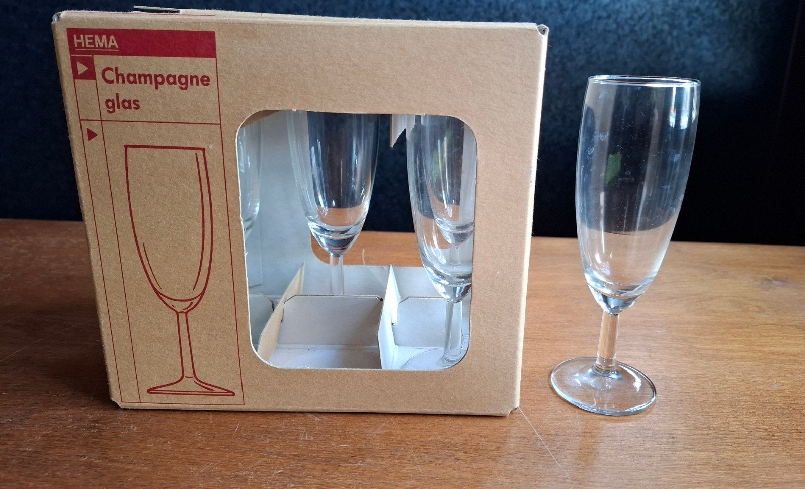 hema champagne glazen (set van 8), Verzamelen, Glas en Borrelglaasjes, Ophalen of Verzenden, Zo goed als nieuw, Overige typen